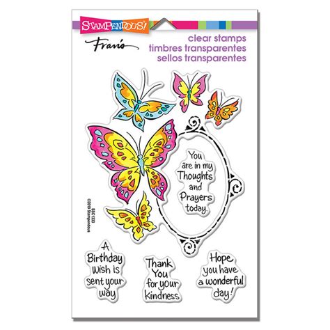 Butterfly Frame Clear Stamps Ssc Craftlines B V