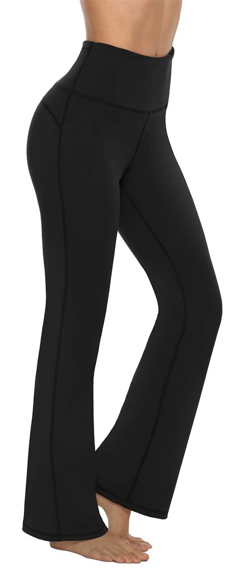 Afitne Women S Bootcut Yoga Pants With Pockets High Waist Workout