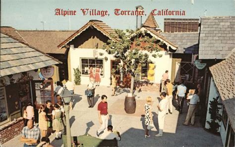 Alpine Village Torrance Ca Postcard