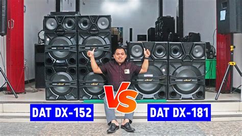 BALAP Sound DAT DX 152 VS DX 181 YouTube