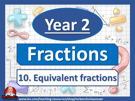 Year 2 Fractions Equivalent Fractions White Rose Maths Teaching Resources