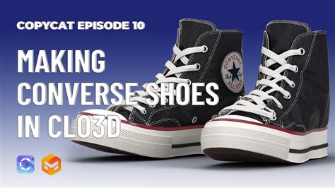 Making Converse Shoes Clo3d Marvelous Designer YouTube