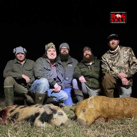 Wild Hog Hunts — Hog Swat Guided Night Hog Hunt Southwest Georgia