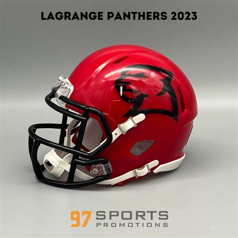 LaGrange College Panthers 2023 Mini Football Helmet - 97 Sports Promotions