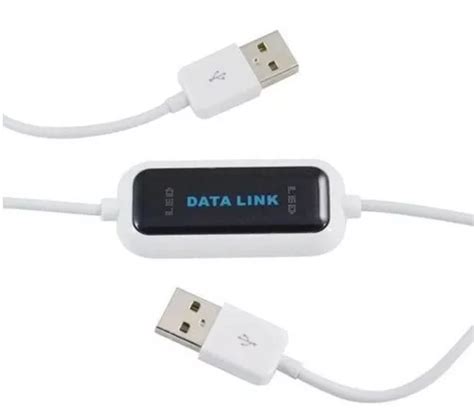 Cable Datalink PC To PC Blanco Con Entrada USB Salida USB MercadoLibre