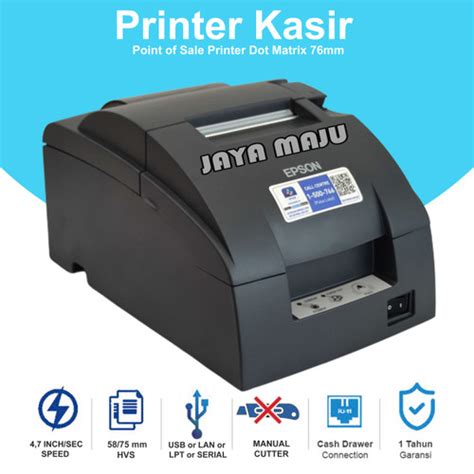 Jual PRINTER KASIR DOT MATRIX EPSON TMU 220D TM 220D MANUAL CUTTER