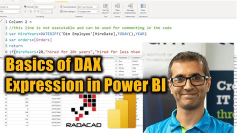 Basics Of Dax Expression In Power Bi Radacad