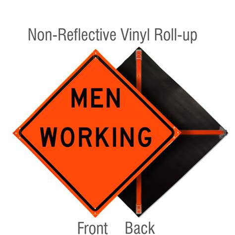 Men Working Sign X4577 - by SafetySign.com