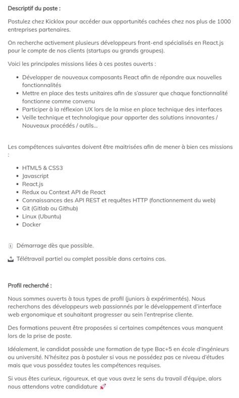 Comment rédiger une annonce de recrutement efficace Kicklox