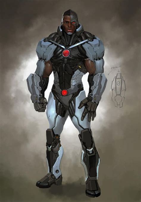 Cyborg design in DCEU: which of these concept art would have been a ...