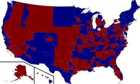 Map of the US House of Representatives as of June 2010 : r/MapPorn