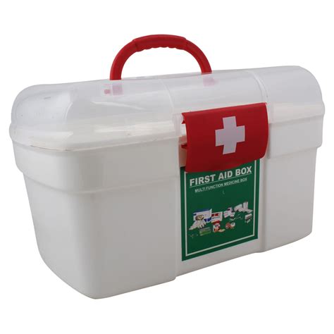 Plastic First Aid Box For Hospital Home Isha Surgical Id