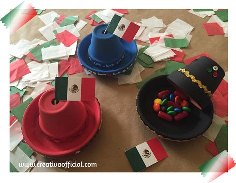 Diy Decoraciones Dulceros Para Fiestas Patrias Sombrero De