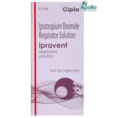 Ipravent Respiratory Solution 15 Ml Price Uses Side Effects