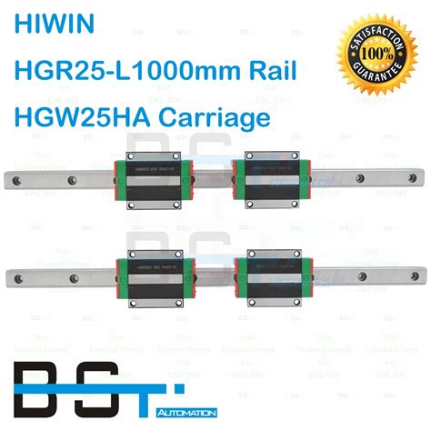 Original HIWIN Brand Linear Guide 2pcs HGR25 L 1000mm Linear Rail