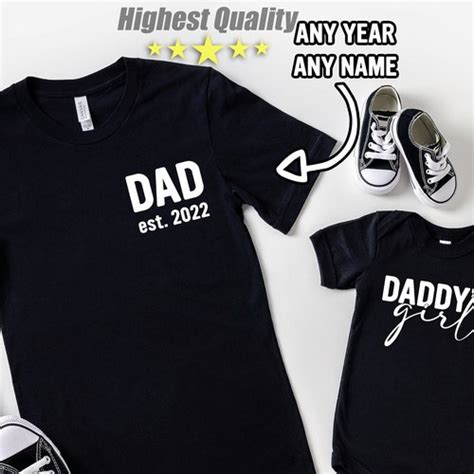 Daddy And Me Matching Outfit Father And Daughter Matching Etsy