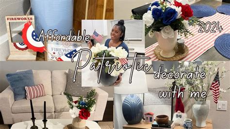 🇺🇸4th Of July Decorate With Me Easy 4th Of July Decor Ideas Decorate With Me For July 4th