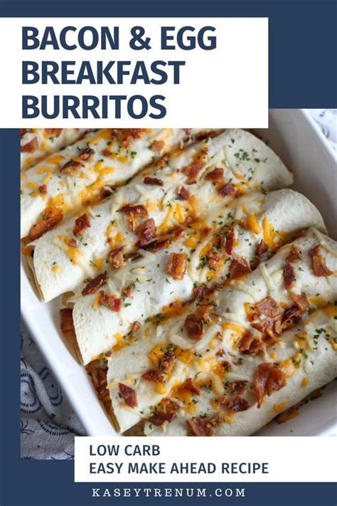 Healthy Low Carb Breakfast Burritos That You Can Make Ahead Recipe In 2024 Low Carb