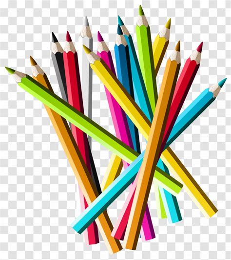 Colored Pencil Clip Art - Colorful Pencils Clipart Picture Transparent PNG