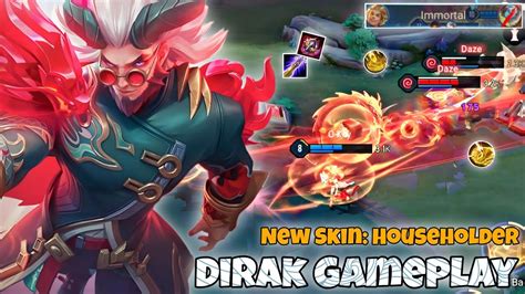 Dirak Mid Lane Pro Gameplay New Skin Householder Arena Of Valor