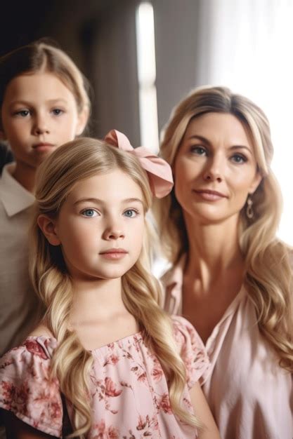 Premium Ai Image Cropped Shot Of A Young Mother And Daughter Standing