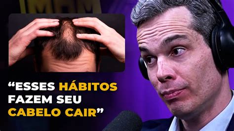 HÁBITOS que fazem SEU CABELO CAIR cabelo masculino 2023 YouTube