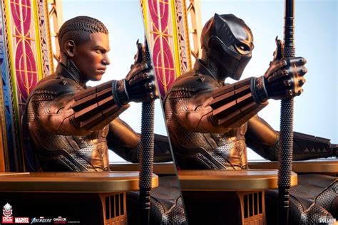 Black Panther La Statua Sul Trono Di Pcs Premium Collectibles Studio