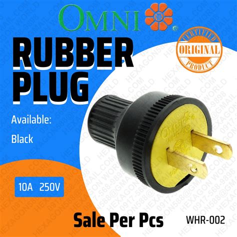 Pcs Omni Whr Heavy Duty Rubber Plug A V Shopee Philippines