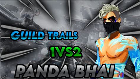 Free Fire Live In Telugu 1v2 Guild Trails Mama Panda Gaming Guild