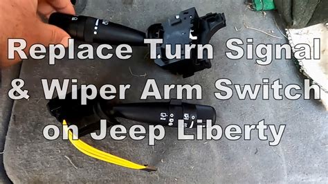 How To Remove Replace Turn Signal And Wiper Control Arm Switches For Jeep Liberty Dodge Nitro 2008