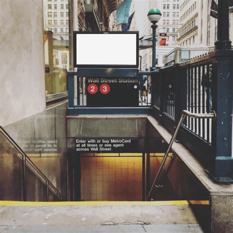 Free Subway Poster Mockup Images Instant Easy And Online