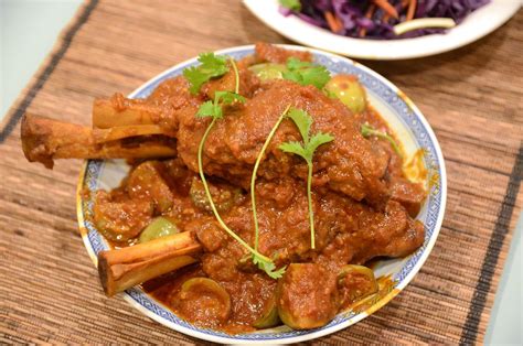 Julia S Thai Red Curry Lamb Shanks With Apple Eggplants Top A Photo