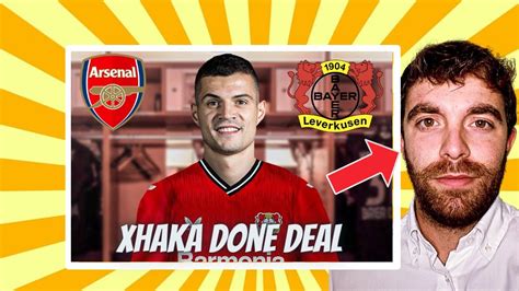 FABRIZIO ROMANO CONFIRMS GRANIT XHAKA TO BAYER LEVERKUSEN ARSENAL