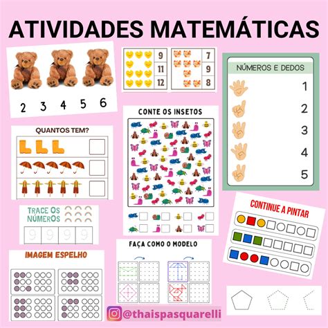 Atividades De Matem Tica Thais Pasquarelli Dos Santos Hotmart