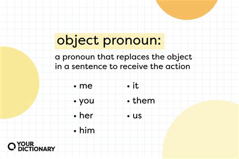 What Are Object Pronouns Meaning And Usage Yourdictionary