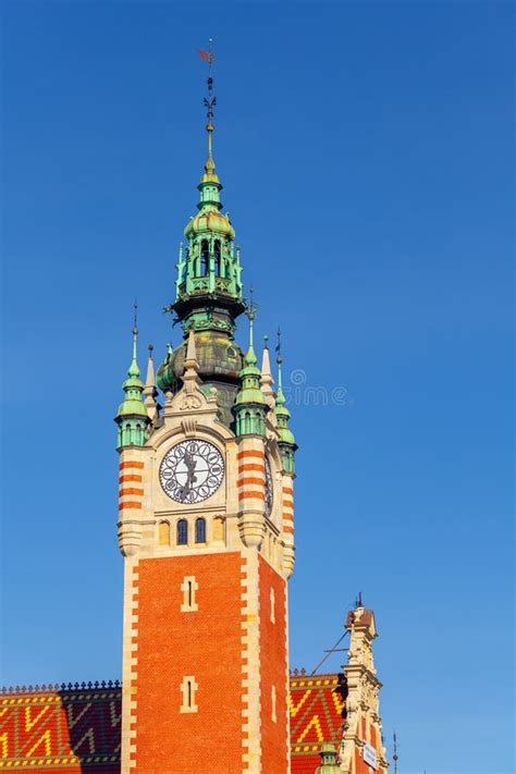 Gdansk Glowny Is The Historic Exterior Of Main Railway Station With