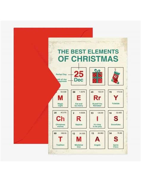 Unusual Christmas Greetings Cards - The Best Elements Christmas-Adrion LTD