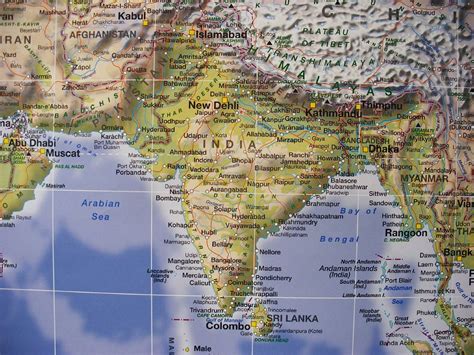 India Map With Neighbouring Countries