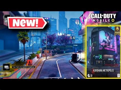 NEW Kurohana Metropolis Map Gameplay In Cod Mobile Multiplayer Season