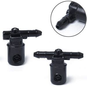 2 Pcs Windshield Washer Wiper Jet Water Spray Nozzle 7700413545 For