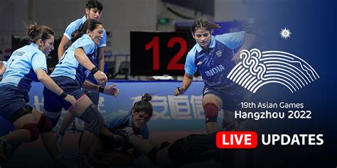 Asian Games 2023 Womens Kabaddi Final India Vs Chinese Taipei Live