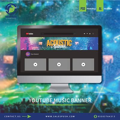 Music Youtube Banner designs, themes, templates and downloadable ...