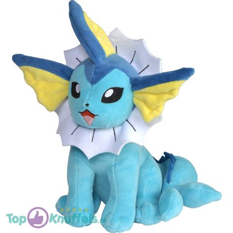 Pokemon Vaporeon Pluche Knuffel 24 Cm Kopen Topknuffels Nl