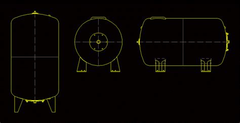 Recipiente A Presion Oxido De Etileno En DWG Librería CAD