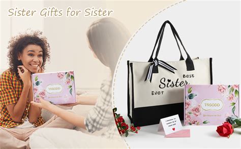 Amazon Trsodd Sister Birthday Gifts From Sister Embroidery Beach