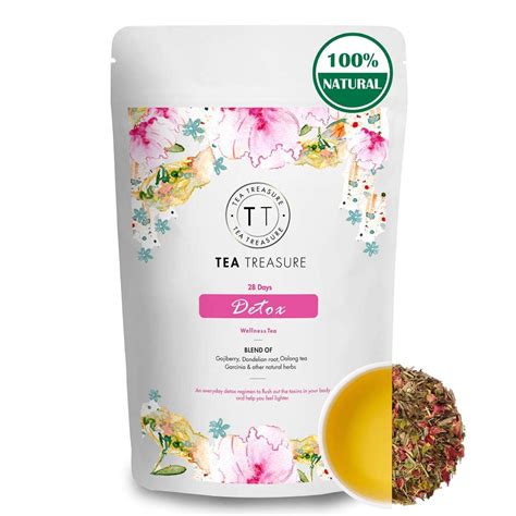 Tea Treasure Days Detox Wellness Tea Gm Detoxes The Body Aids