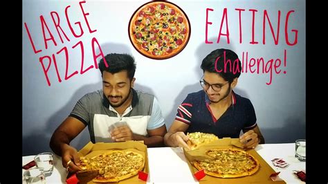 Large Pizza Eating Challenge Large Pizza Eating Competition Food