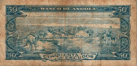 Angola Billet Colonie Portugaise De Escudos Americo Tom S