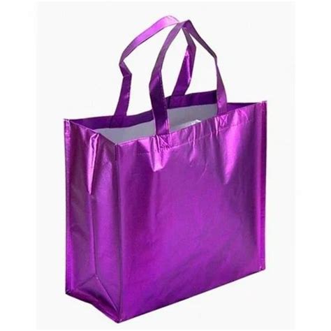 Handle Type Loop Handle Printed Non Woven Laminated Box Bag For