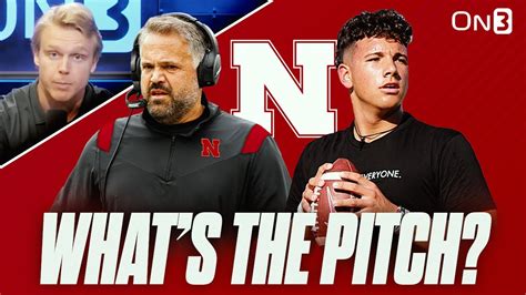 What S The Pitch To Get Dylan Raiola To Nebraska Matt Rhule